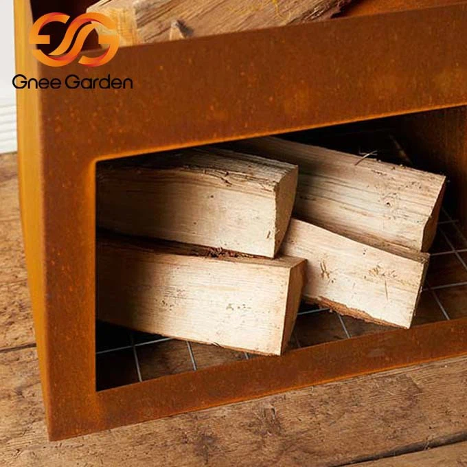 Corten Steel backyard fireplace(1)