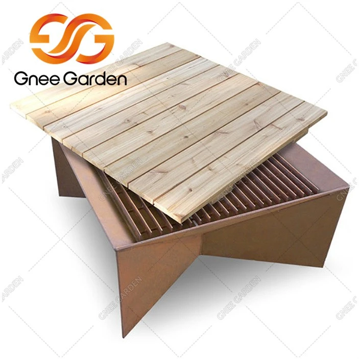 Corten Steel sturdy fire pit(2)