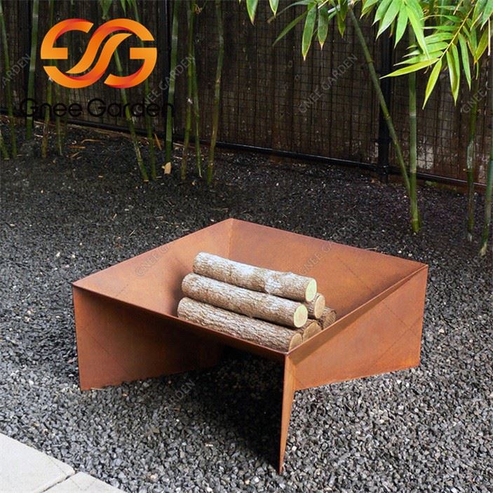 Corten Steel sturdy fire pit(3)