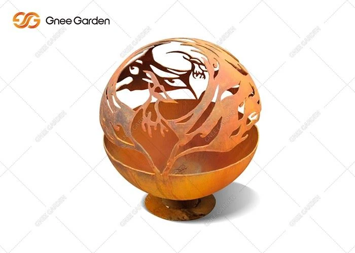 Garden Backyard Corten Steel Stove Fire Bowl