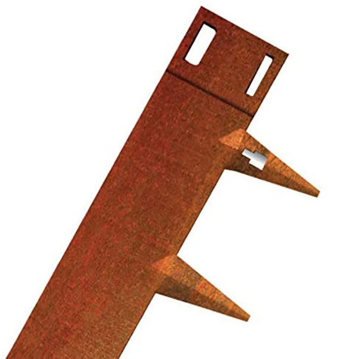 Lawn Edge Corten Steel Garden Beds-details