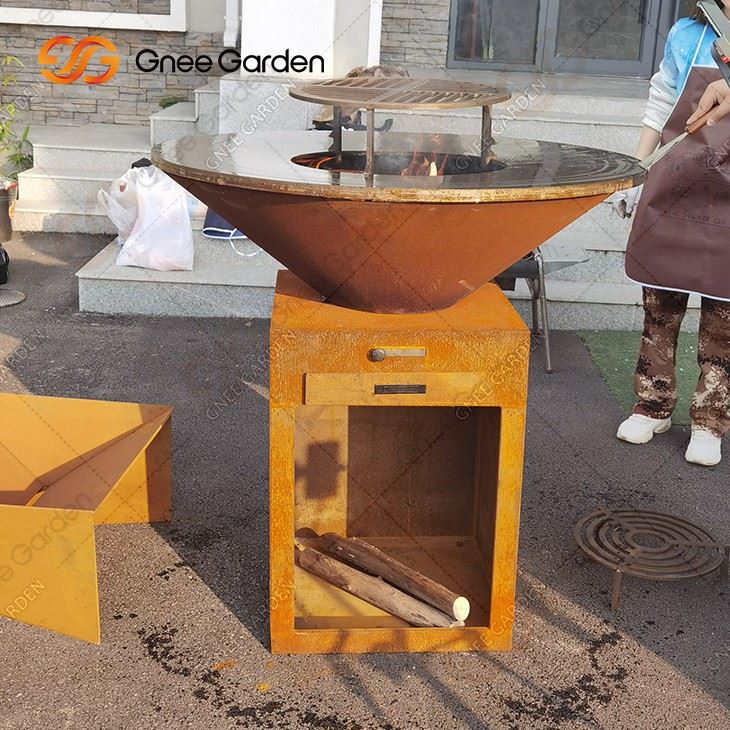 New Type Of Weather Resistant Steel Material Practical Backyard Barbecue Stove