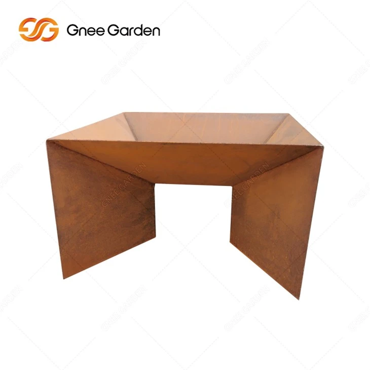 Зовнішнє оздоблення Rusty Corten Steel Pit
