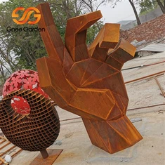 Абстрактна скульптура Corten Steel Rustic Garden