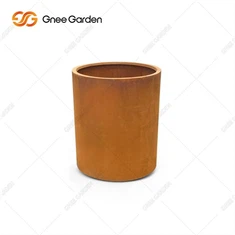 Кашпо Factory Direct Square Round Corten Steel